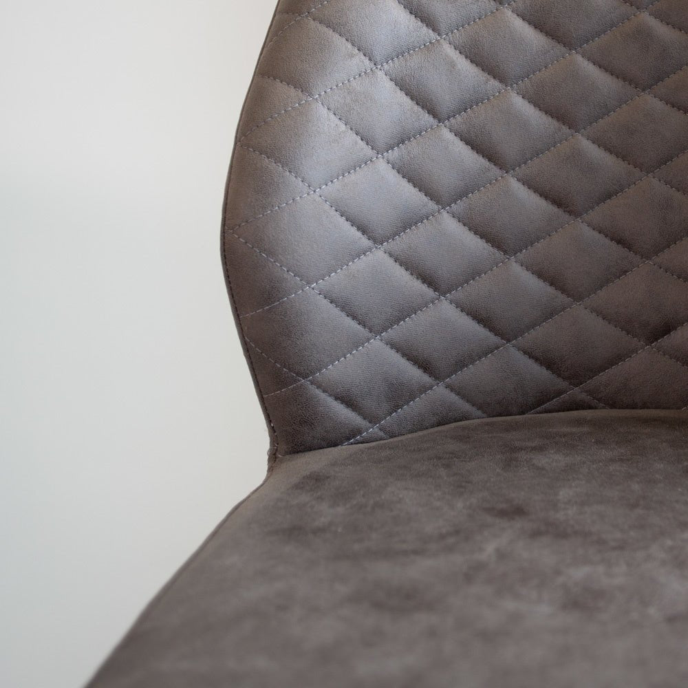 Barstol Grizzly Dimehouse Antracit LxBxH 65x56x52 Mikrofiber Atmosfærisk fotodetalje