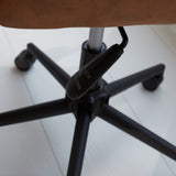 Kontorstol Novan Dimehouse Cognac LxBxH 72x63x58 Stof Atmosfærisk fotodetalje