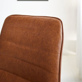 Spisestuestol Mark Dimehouse Cognac LxBxH 74x56x54 Kunstlæder Atmosfærisk fotodetalje
