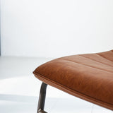 Spisestuestol Mark Dimehouse Cognac LxBxH 74x56x54 Kunstlæder Atmosfærisk fotodetalje