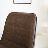 Spisestuestol Mark Dimehouse Taupe LxBxH 74x56x54 Kunstlæder Atmosfærisk fotodetalje