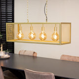 Duncan hængelampe Dimehouse Guld LxBxH 105x41x36 Metal Atmosfærisk foto diagonalt set forfra