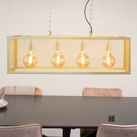 Duncan hængelampe Dimehouse Guld LxBxH 105x41x36 Metal Atmosphere foto set forfra