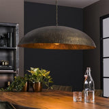 Hængelampe Lasse DH Interiør Bronze LxBxH 95x95x33 Bronze Ambient foto diagonalt set forfra