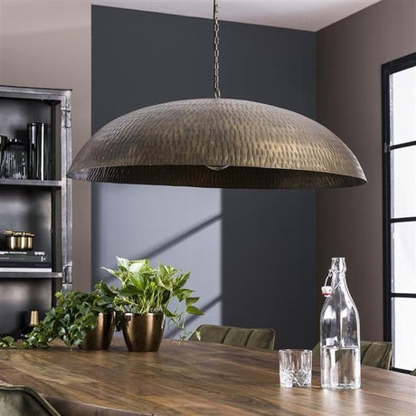 Hængelampe Lasse DH Interiør Bronze LxBxH 95x95x33 Bronze Ambient foto set forfra