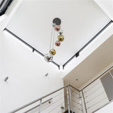 Hængelampe Ada DH Interiør Sølv LxBxH 71x60x57 Sølv Ambient foto i situation