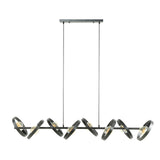 Hængelampe Otan DH Interiør Charcoal LxBxH 168x44x19 Metal Hvid foto set forfra