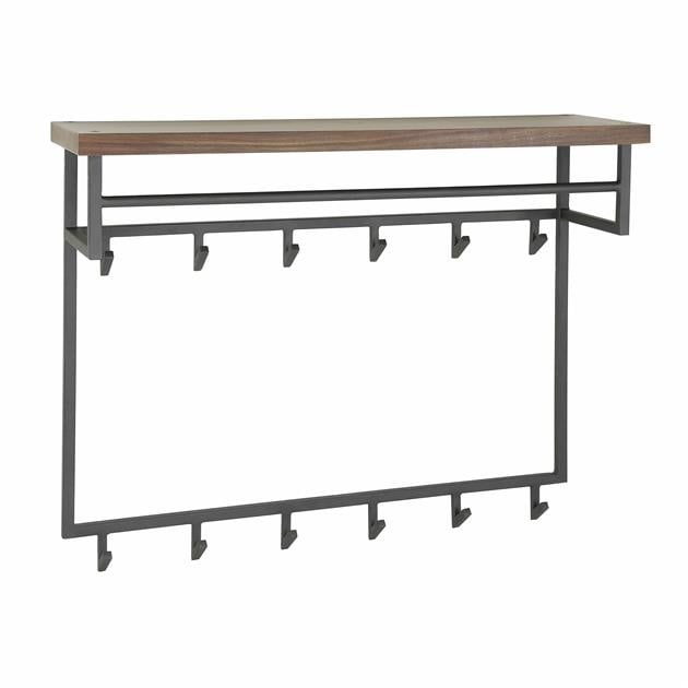 Knagerække Daya DH Interiør Saja LxBxH 106x87x37 Saja træ Hvid foto diagonalt set forfra