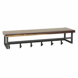 Knagerække Daya DH Interiør Saja LxBxH 105x30x30 Saja træ Hvid foto diagonalt set forfra