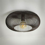 Loftslampe Jill DH Interiør Sort LxBxH 48x48x25 Nikkel Atmosfærisk foto diagonalt set forfra
