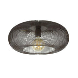 Loftslampe Jill DH Interiør Sort LxBxH 48x48x25 Nikkel Hvid foto set forfra