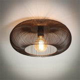 Loftslampe Jill DH Interiør Sort LxBxH 48x48x25 Nikkel Atmosfærisk foto diagonalt set forfra