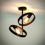 Loftslampe Otan DH Interiør Charcoal LxBxH 48x28x9 Metal Atmosfærisk foto diagonalt set forfra