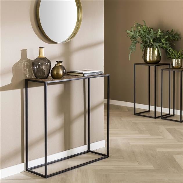 Toiletbord Lizzy DH Interiør Bronze LxBxH 82x80x30 Bronze Atmosfærisk foto diagonalt set forfra