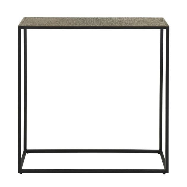 Toiletbord Lizzy DH Interiør Bronze LxBxH 82x80x30 Bronze Hvid foto set forfra