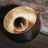 Bordlampe Basel DH Interiør Sort LxBxH 31x29x29 Nikkel Atmosfærisk fotodetalje