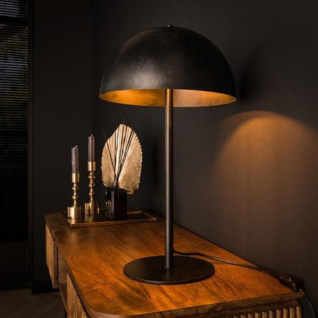 Bordlampe Vera DH Interiør Charcoal LxBxH 34x33x22 Metal Atmosfærisk foto i situationen
