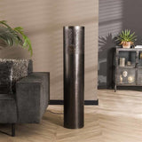 Gulvlampe Eleanor Black Nickel DH Interiør Sort LxBxH 121x26x26 Nikkel Ambient foto set forfra