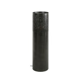 Gulvlampe Eleanor Sort Nikkel DH Interiør Sort LxBxH 96x30x30 Nikkel Hvid foto set forfra