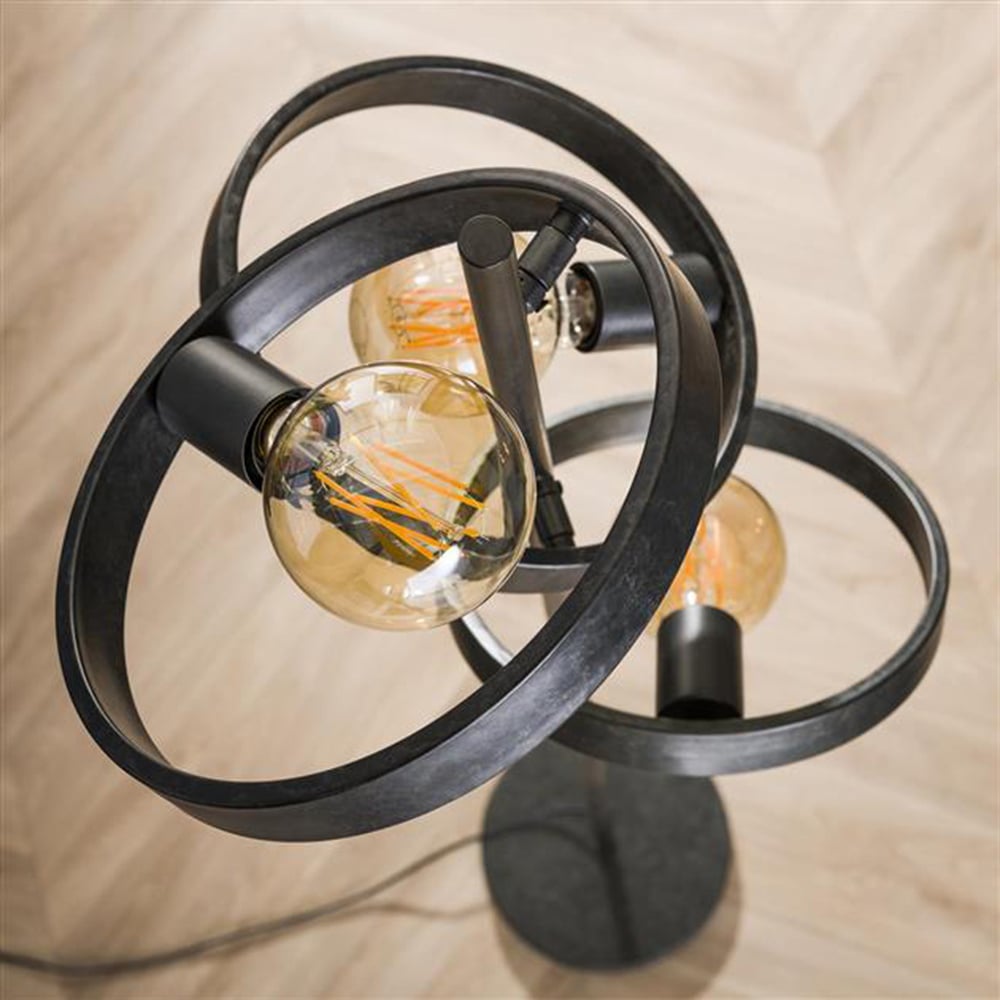 Gulvlampe Otan DH Interiør Charcoal LxBxH 57x38x26 Metal Atmosfærisk fotodetalje
