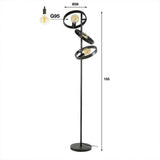 Gulvlampe Otan DH Interiør Charcoal LxBxH 57x38x26 Metal Hvid fotostørrelsesindikation