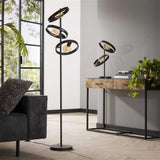 Gulvlampe Otan DH Interiør Charcoal LxBxH 57x38x26 Metal Atmosfærisk foto diagonalt set forfra