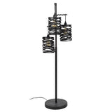Gulvlampe Spin DH Interiør Grå LxBxH 120x39x39 Skifergrå Hvid foto set forfra