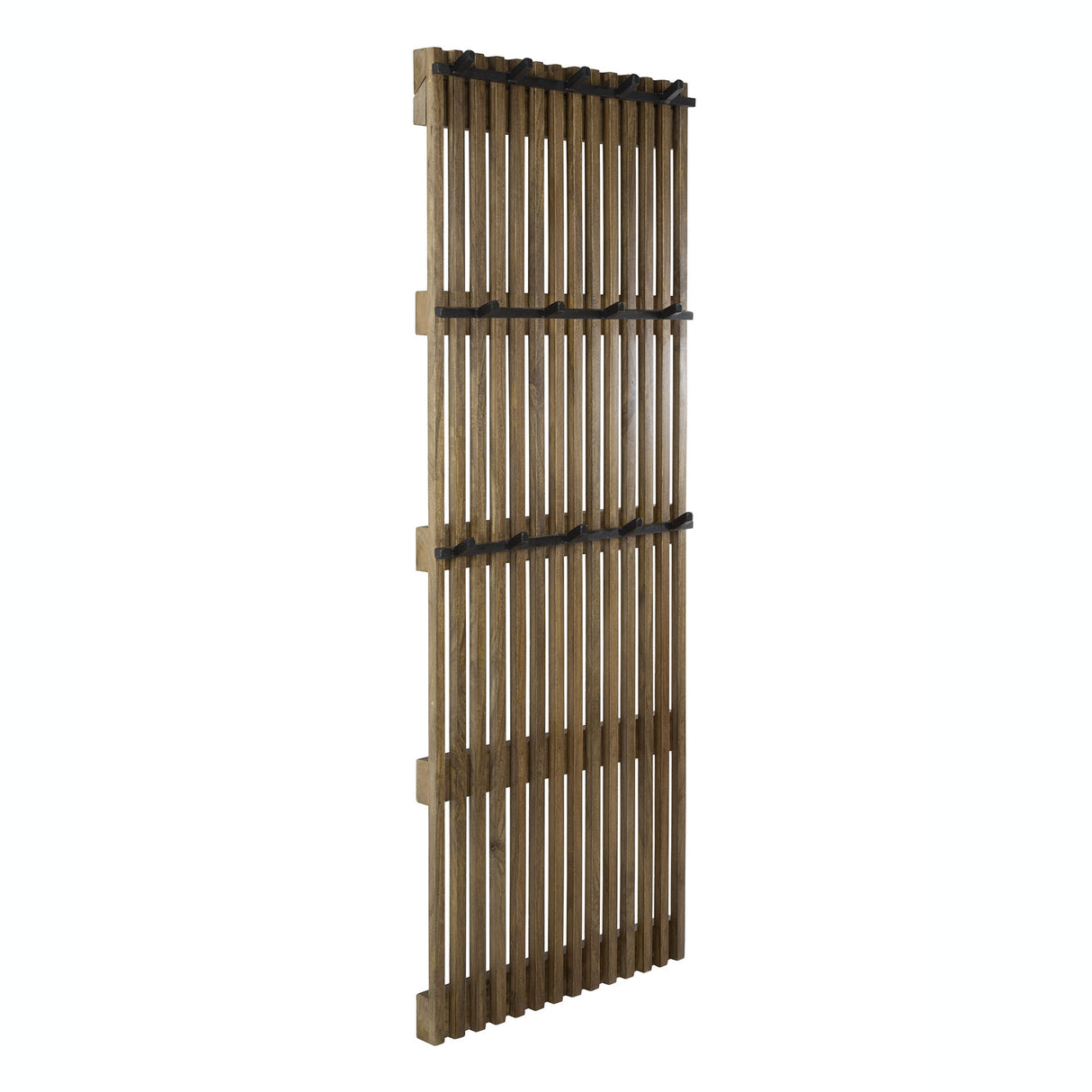 Knagerække Vera DH Interiør Mango LxBxH 165x67x12 Mangotræ Hvid foto diagonalt set forfra