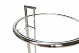 Sidebord Taffy Dimehouse Sølv LxBxH 60x60x50 Glas Hvid fotodetalje