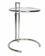 Sidebord Taffy Dimehouse Sølv LxBxH 60x60x50 Glas Hvid foto set forfra
