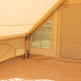 Telt Fire personers oppustelig beige 300x200x210 cm Dimehouse Beige LxBxH 75x48x38 Bomuld Atmosfære foto anderledes