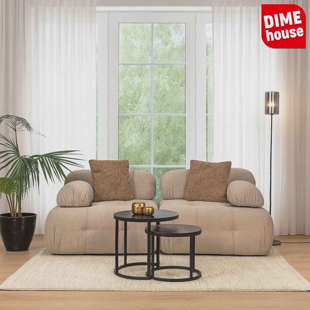 Modulsofa 2-personers Doblo beige