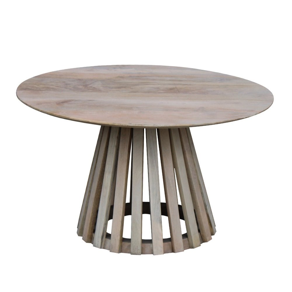Sofabord Rory Oak Dimehouse Eg LxBxH 75x75x45 Mangotræ Hvid foto set forfra