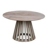 Sofabord Rory Oak Dimehouse Eg LxBxH 75x75x45 Mangotræ Hvid foto set forfra
