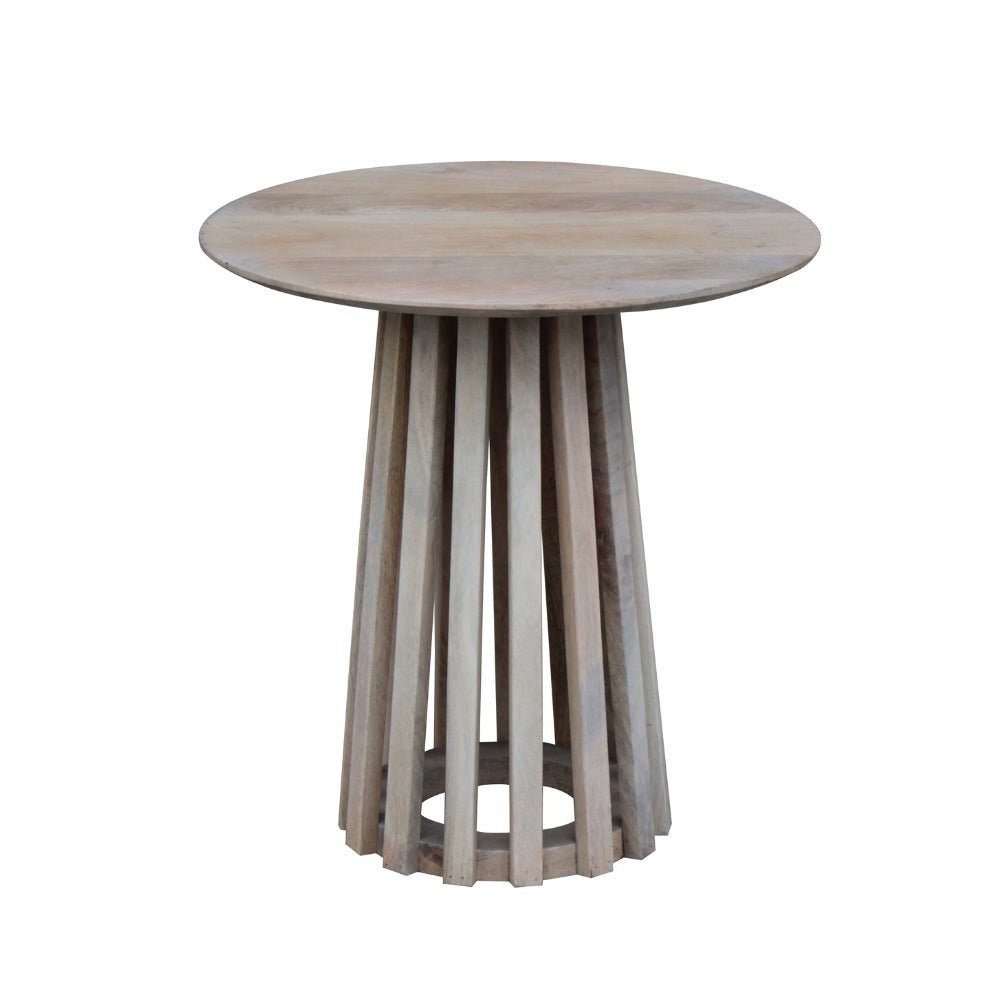 Sofabord Rory Oak Dimehouse Eg LxBxH 55x55x55 Mangotræ Hvid foto set forfra