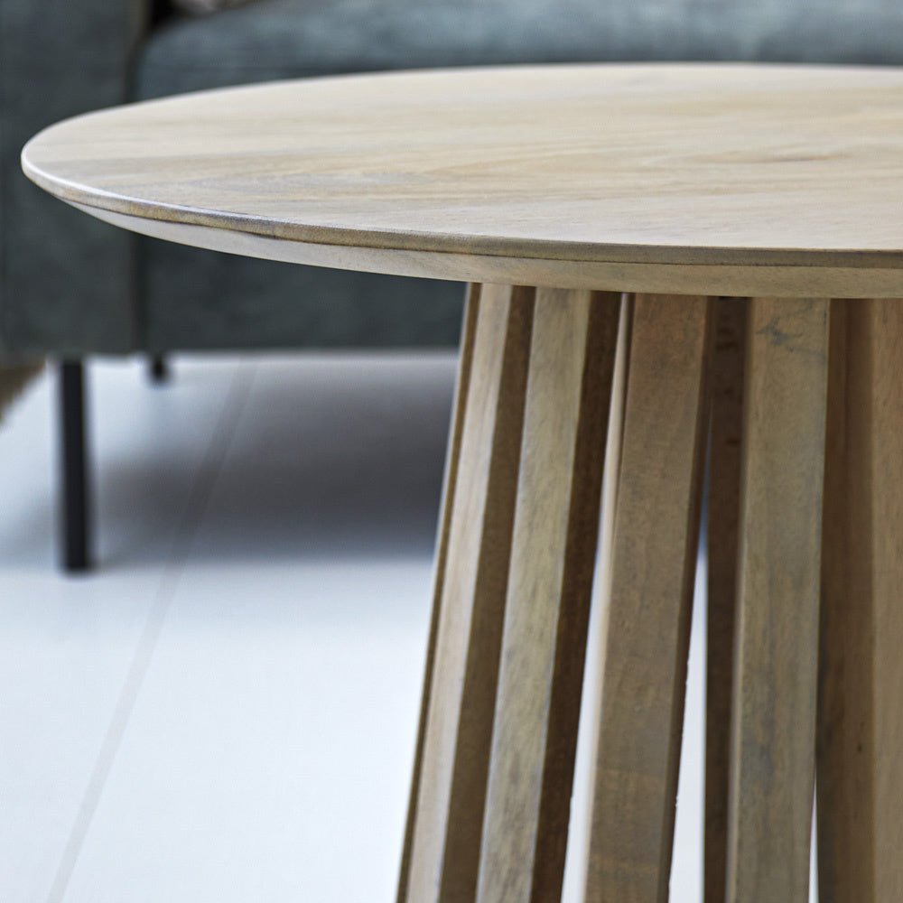 Sofabord Rory Oak Dimehouse Eg LxBxH 55x55x55 Mangotræ Atmosfærisk fotodetalje
