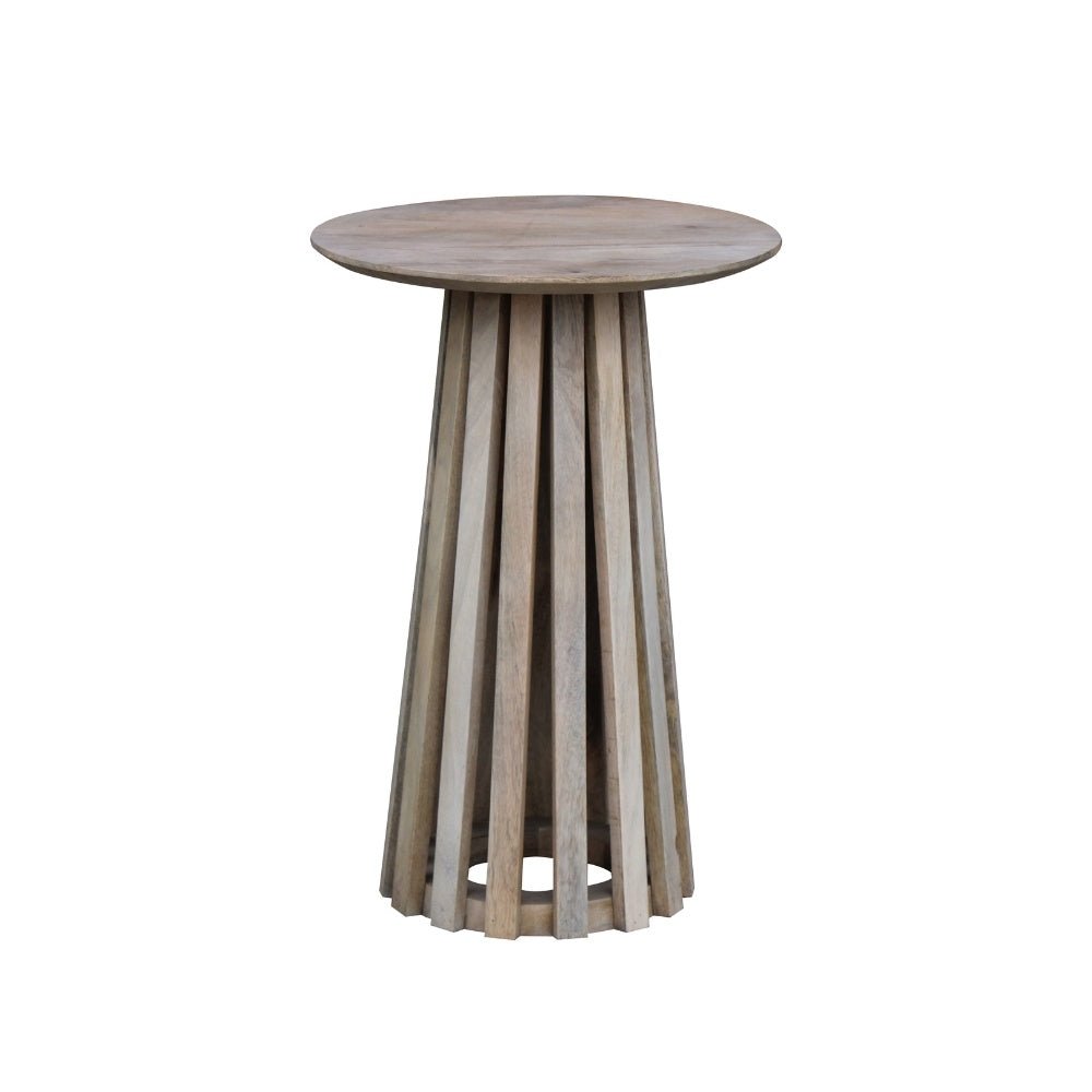 Sofabord Rory Oak Dimehouse Eg LxBxH 62x45x45 Mangotræ Hvid foto set forfra