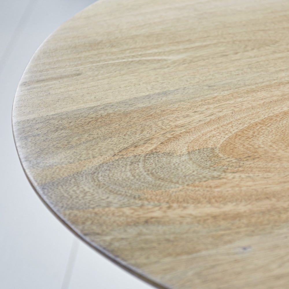 Sofabord Rory Oak Dimehouse Eg LxBxH 75x75x45 Mangotræ Atmosfærisk fotofarveprøve