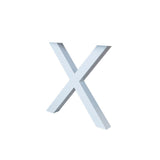 Stel X Hvid Dimehouse Hvid LxBxH 78x74x29 Metal Hvid foto diagonalt set forfra
