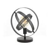 Bordlampe Yari DH Interiør Sort LxBxH 44x39x27 Metal Hvid foto diagonalt set forfra
