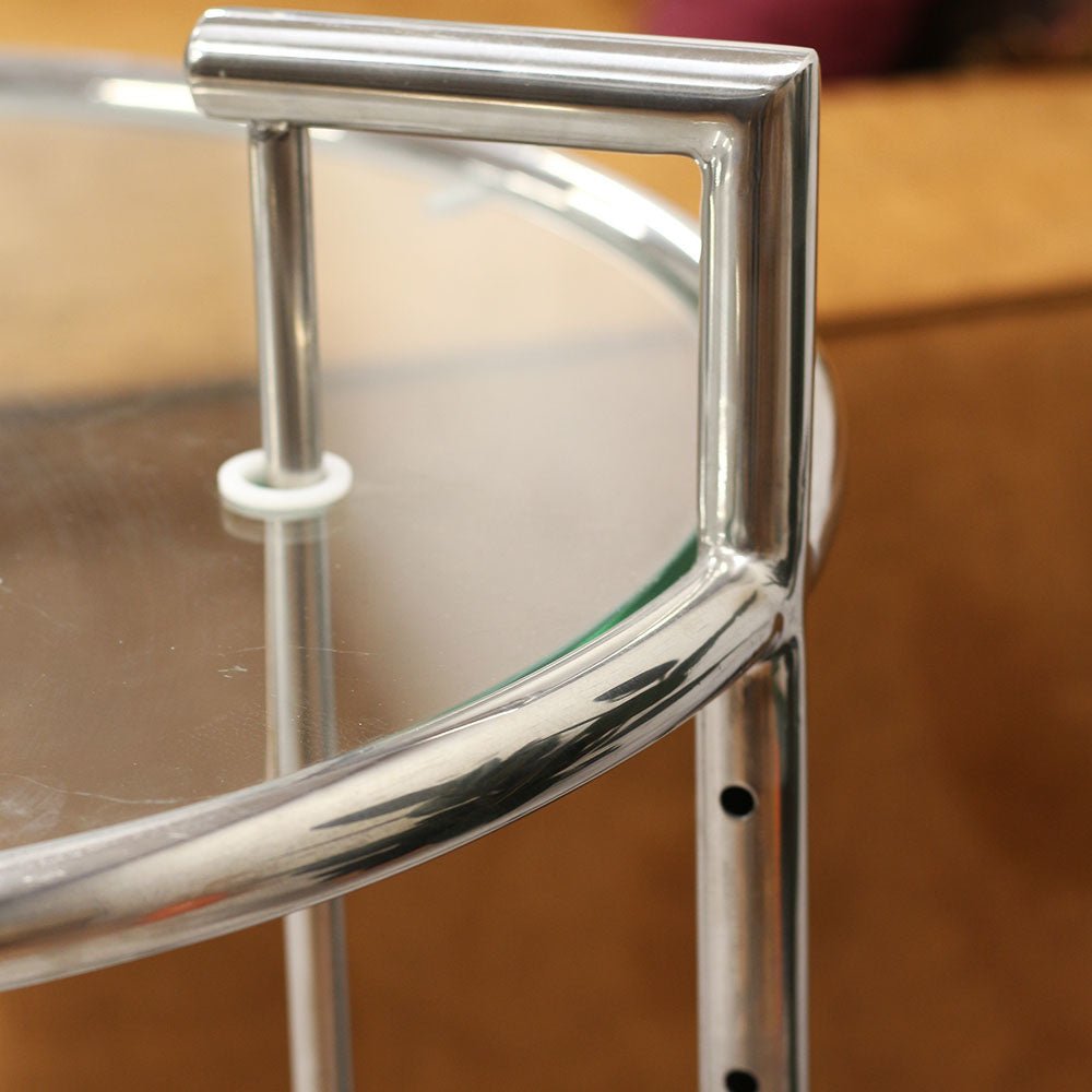 Sidebord Taffy Dimehouse Sølv LxBxH 60x60x50 Glas Atmosfærisk fotodetalje