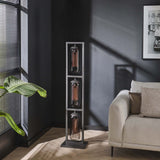 Gulvlampe Hilda DH Interiør Sort LxBxH 162x38x29 Metal Atmosfærisk foto diagonalt set forfra