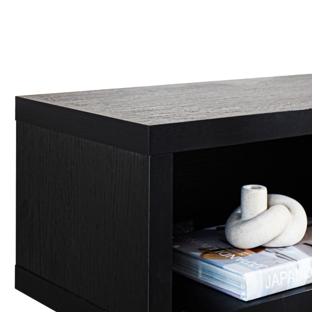 TV Møbler Bernie Sort Dimehouse Sort LxBxH 146x36x31 Melamin Atmosphere fotodetalje